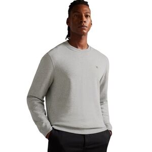 Ted Baker Mens Hatton Sweatshirt Long Sleeve Gray Size 3XL